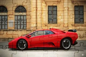 Auto Lamborghini Diablo GT V12 575 HP jigsaw puzzle