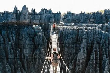 Bosque Tsingy (de los cuchillos), Madagascar