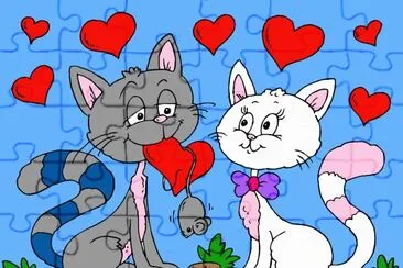 los gatos enamorados