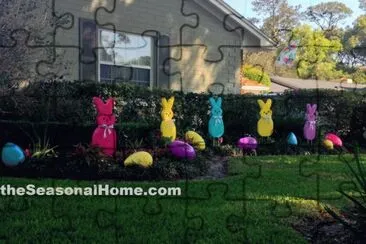 פאזל של Easter Garden of Peeps and Eggs