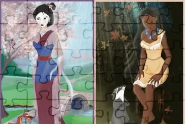 Mulan Pocahontas jigsaw puzzle