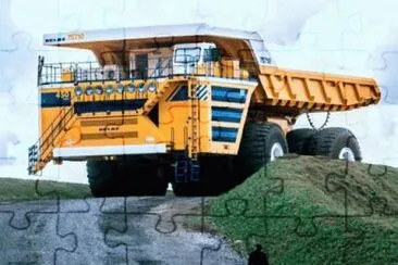 CamiÃ³n Belaz 75710, cap. 450 Ton, Bielorrusia jigsaw puzzle