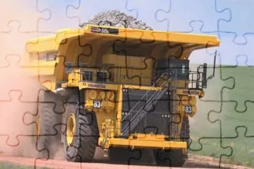 CamiÃ³n Komatsu 960E, cap. 327 Ton, JapÃ³n jigsaw puzzle