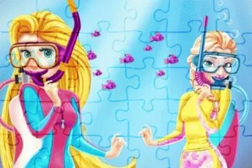 Rapunzel Elsa jigsaw puzzle