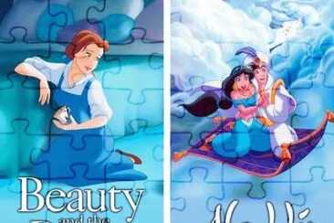 Belle Jasmine Aladdin jigsaw puzzle