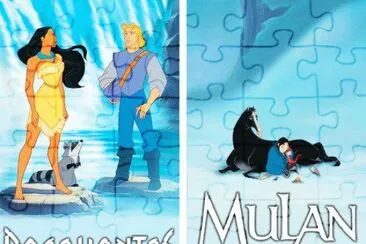 Pocahontas John Mulan jigsaw puzzle