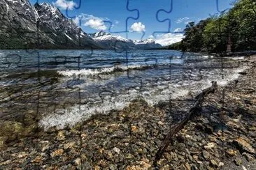 Lago Roca. Tierra del Fuego. Argentina jigsaw puzzle