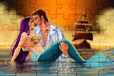 פאזל של pirata y sirena