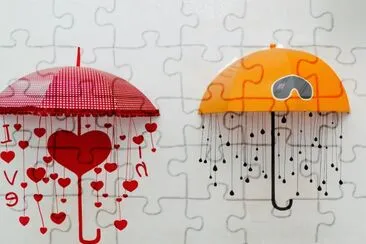 Umbrellas jigsaw puzzle