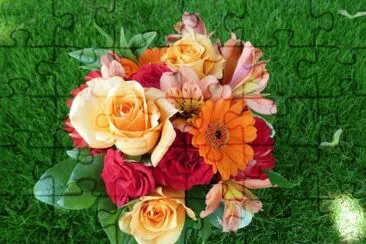 Roses_Gerberas_Alstroemeria_ jigsaw puzzle