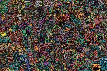 psychedelic doodles