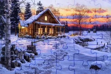 Casa Invernal jigsaw puzzle