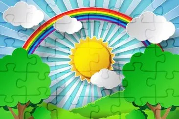 Dibujados-Arco Iris jigsaw puzzle