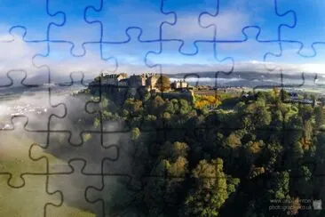 Stirling Castle from the air jigsaw puzzle