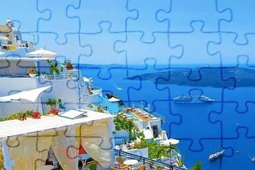 Santorini for ever jigsaw puzzle