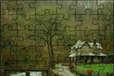 Casa en Devon-Inglaterra jigsaw puzzle