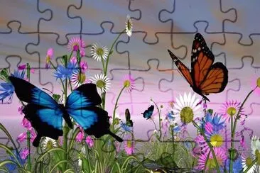 Arte Digital,Mariposas .jpg jigsaw puzzle