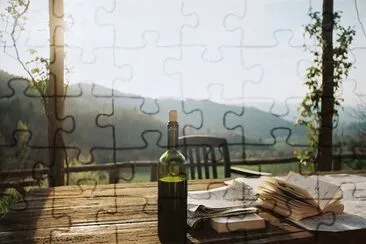 wine book view jigsaw puzzle