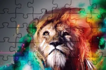 Animales-LeÃ³n jigsaw puzzle