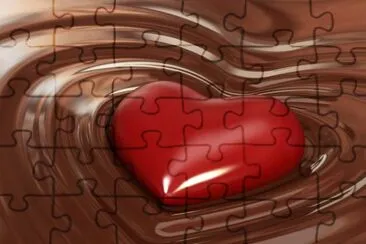 Corazon-Chocolate jigsaw puzzle