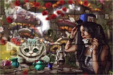 gato alicia jigsaw puzzle