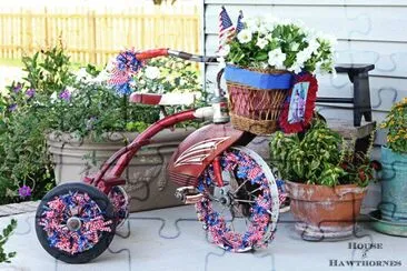 פאזל של 4th of July Vintage Tricycle