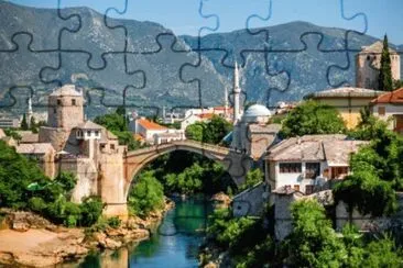 The Old Bridge - Bosnia jigsaw puzzle