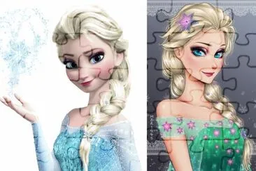 Frozen jigsaw puzzle