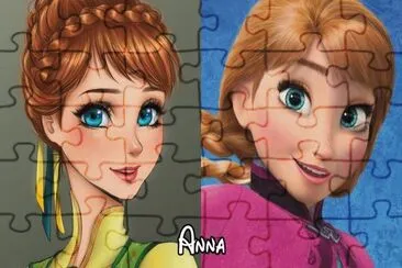 Frozen jigsaw puzzle