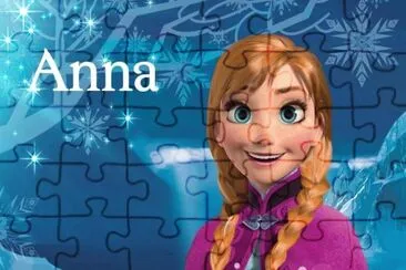 Frozen jigsaw puzzle