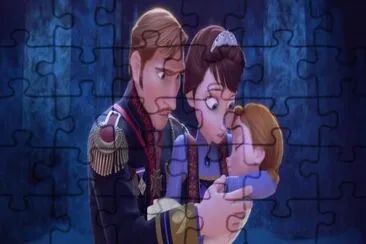 Frozen jigsaw puzzle