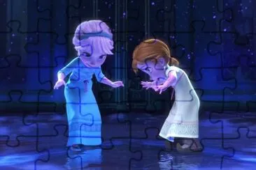 Frozen jigsaw puzzle