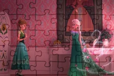 Frozen jigsaw puzzle