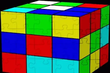 Cubo de Rubik jigsaw puzzle