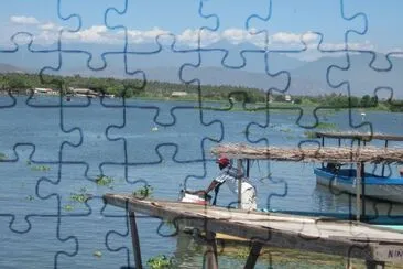 Con Sabas en Barra de Coyuca jigsaw puzzle