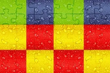 ArtÃ­sticos-Multicolor-Gotas jigsaw puzzle