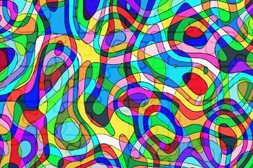 Retro- Psychedelic- Forma jigsaw puzzle