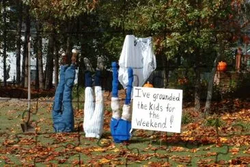 Grounded Kids for Halloween-Funny!