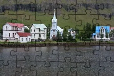 Seyoisfjorour Iceland jigsaw puzzle