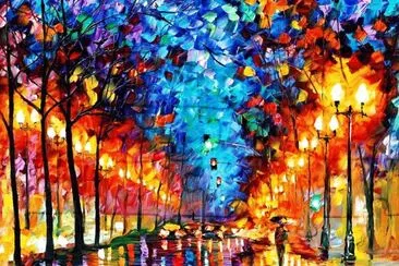 arboles de otoÃ±o pintura