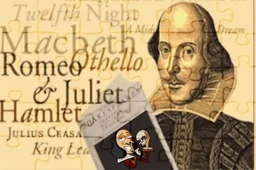 WILLIAM SHAKESPEARE jigsaw puzzle