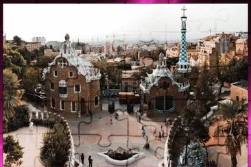 BARCELONAâ€“ PANORÃMICA DE LA ENTRADA DEL PARK GÃœELL