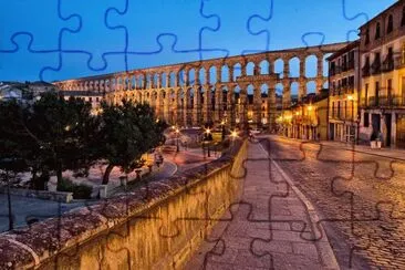 Acueducto romano de Segovia-EspaÃ±a