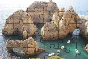 Rocas en el mar jigsaw puzzle