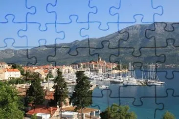 Korkula island jigsaw puzzle