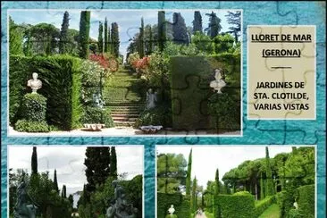 LLORET DE MAR  (GERONA) - JARDINES DE STA. CLOTILDE