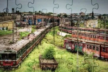 old Train Station jigsaw puzzle