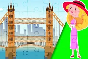 Chica del puente jigsaw puzzle