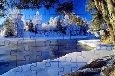 paysage hivernal jigsaw puzzle