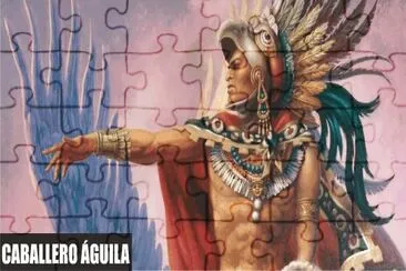 פאזל של CABALLERO AGUILA GUERRERO AZTECA